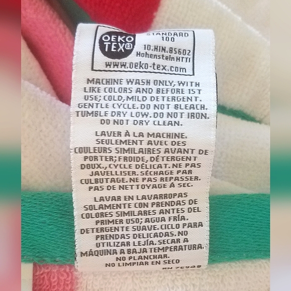 Tommy Bahama Beachside Stripe Oversized Beach Towel - Picture 4 of 10